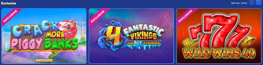 Selezione di giochi slot esclusivi Pistolo con Crack More Piggy Banks.